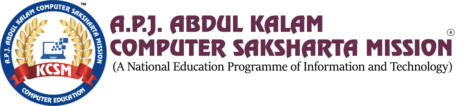 A.P.J Abdul kalam computer saksharta mission Logo
